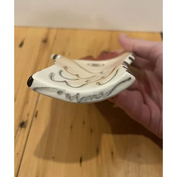 EAT ME! Ceramic Chicken Art. Hand Made & Painted Pottery/Figure/Wall Plate - Picture 2 of 7